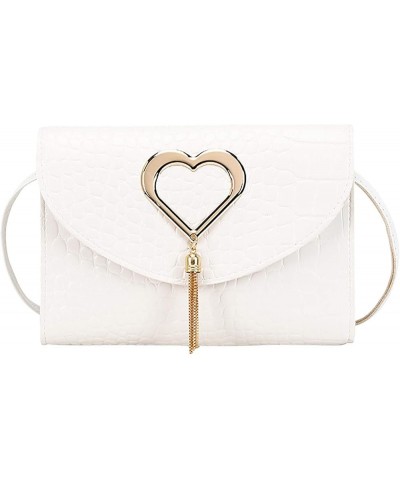 Shoulder Bag for Women Bag Fashion Bag Shoulder Ladies All-Match Handbag Messenger Bag White $10.33 Shoulder Bags