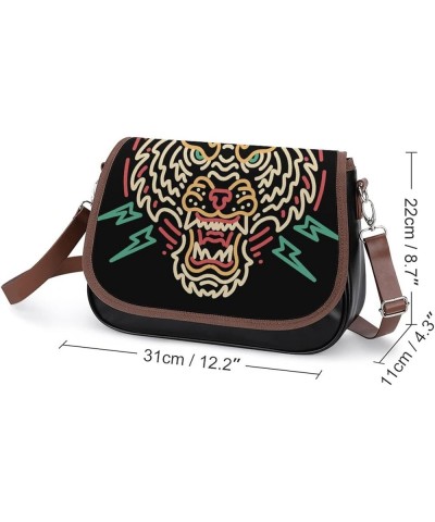 Printed Shoulder Crossbody Bag Leather Hobo Bags Medium Ladies Top Handles Satchels Retro Floral Skeleton Color13 $21.50 Hobo...