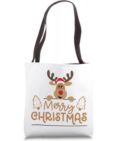 Reindeer Merry Christmas Tote Bag $12.96 Totes