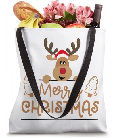 Reindeer Merry Christmas Tote Bag $12.96 Totes