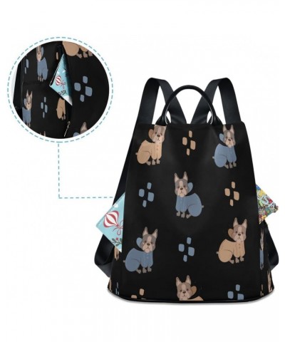 Dog Clothes Women Backpack Anti-theft Handbag Purse Travel Bag Fashion Shoulder Bags $16.00 Backpacks