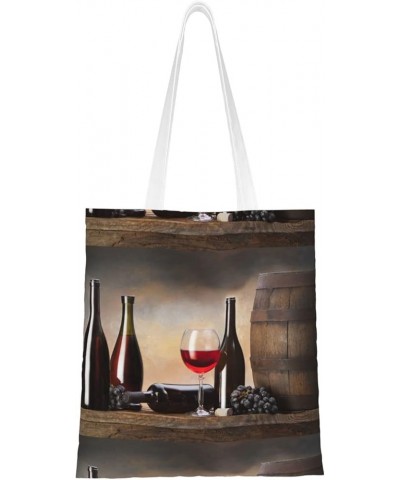 London Print Portable Storage Bag, Work, School, Shopping,Shoulder Bag,Customizable Grape Wine $19.03 Shoulder Bags