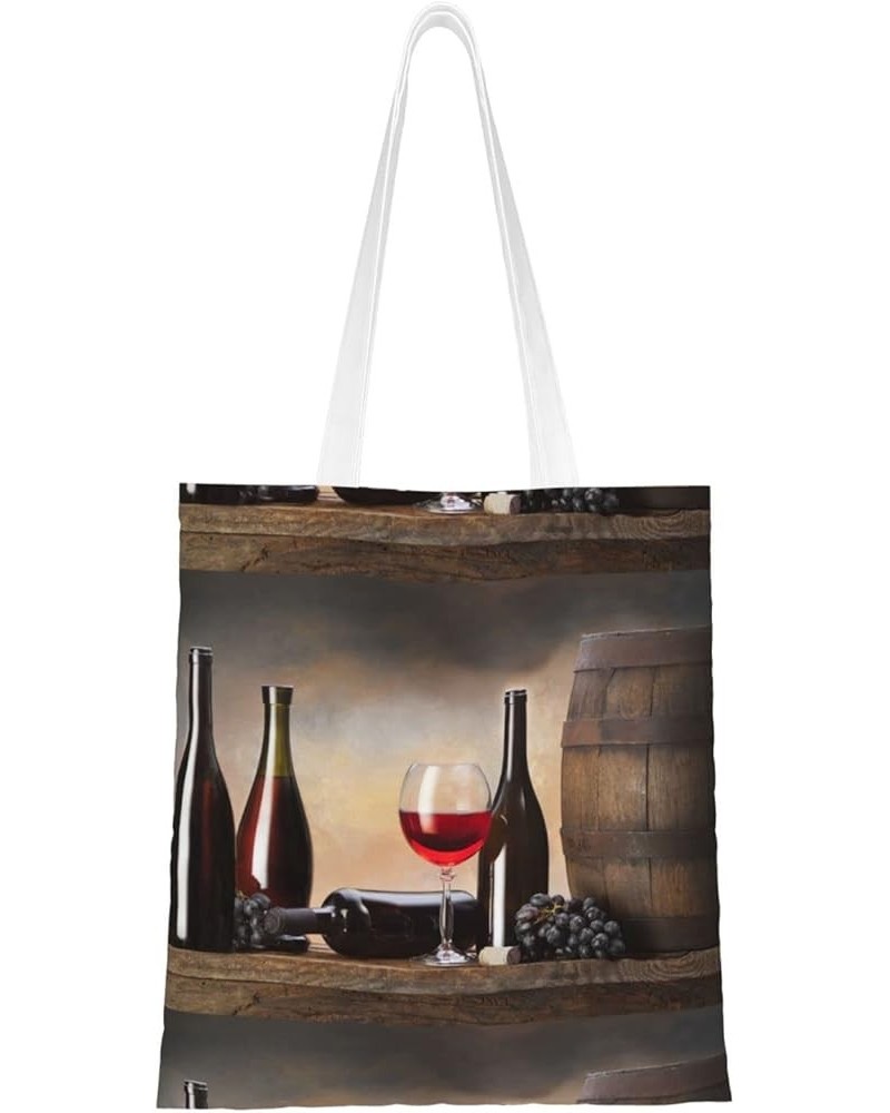 London Print Portable Storage Bag, Work, School, Shopping,Shoulder Bag,Customizable Grape Wine $19.03 Shoulder Bags