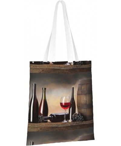 London Print Portable Storage Bag, Work, School, Shopping,Shoulder Bag,Customizable Grape Wine $19.03 Shoulder Bags