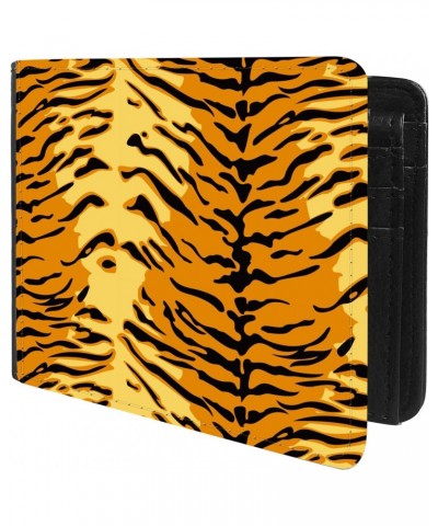 Unique Desige Pattern - Tiger skin pattern, Slim Front Pocket Wallet Billfold RFID Blocking $9.17 Wallets