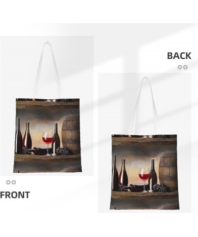 London Print Portable Storage Bag, Work, School, Shopping,Shoulder Bag,Customizable Grape Wine $19.03 Shoulder Bags