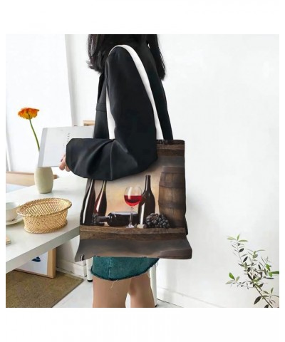 London Print Portable Storage Bag, Work, School, Shopping,Shoulder Bag,Customizable Grape Wine $19.03 Shoulder Bags