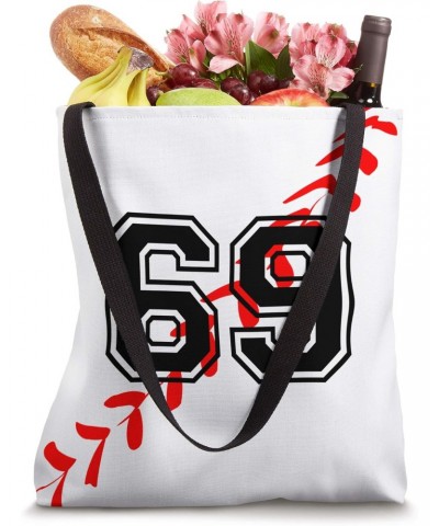 Baseball Jersey Number 69 Sixty Nine No 69 Game Play Tote Bag $12.67 Totes