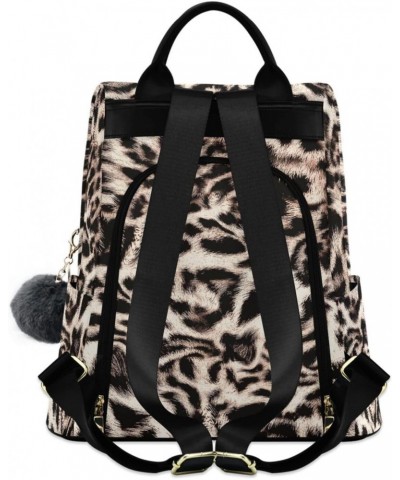 Leopard Print Animal Cheetah Backpack Purse for Women Anti Theft Fashion Back Pack Shoulder Bag $23.99 Backpacks