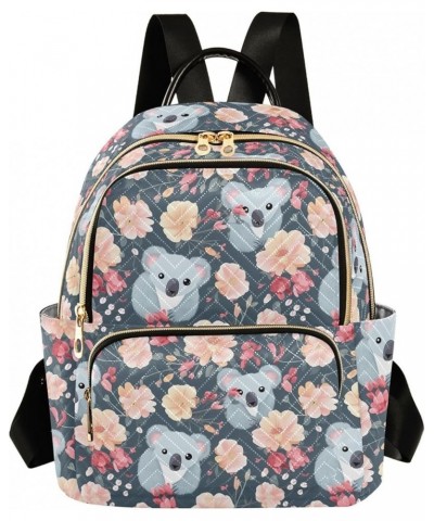 Cute Koalacute Fox Couple Flower Backpack Purse for Women Small Travel Bag Fashion Daypack M 202a4561 S(10.23"x5.11"x12.59") ...