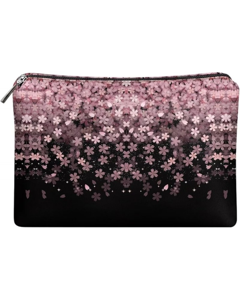 Women's Leather Clutch Purses Card Cases & Money Organizers Makeup Cases Cherry Blossoms $11.39 Evening Bags