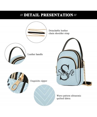 Custom Light Pink Crossbody Bags for Women Travel Crossbody Bags Phone Bags Wallet with Chain Strap 18 $12.18 Satchels