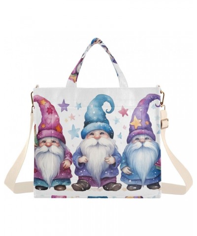 Cute Gnomes Corduroy Tote Bag for Women Hobo Crossbody Bag Purse Stylish Shoulder Handbag Messenger Bags, S $9.63 Totes