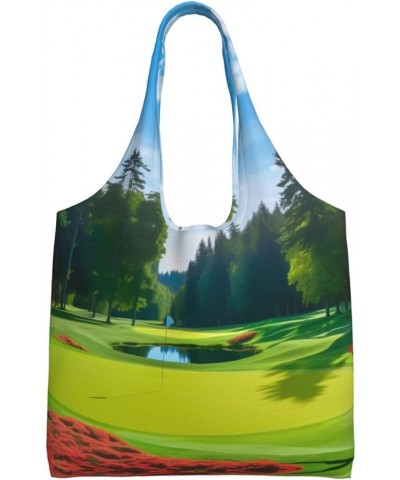 Japanese Sushi Black Printed One-Shoulder Commuting Canvas Bag Is Light, Durable And Multifunctional Golf Course Lawn $14.95 ...