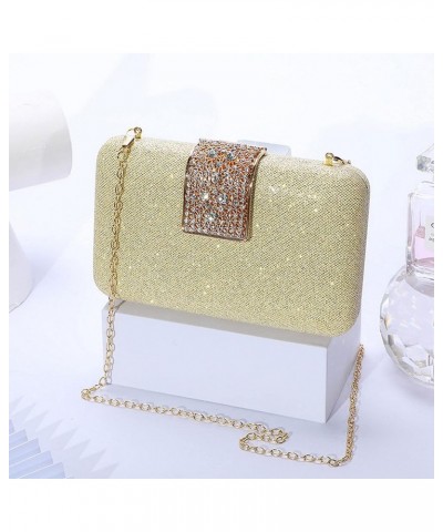 Women Metal Vintage Evening Bag Clutch Purse Hollow Wedding Party Chain Crossbody Bag U-gold $17.49 Evening Bags