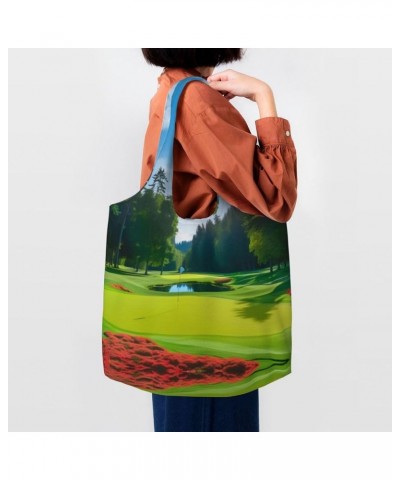 Japanese Sushi Black Printed One-Shoulder Commuting Canvas Bag Is Light, Durable And Multifunctional Golf Course Lawn $14.95 ...