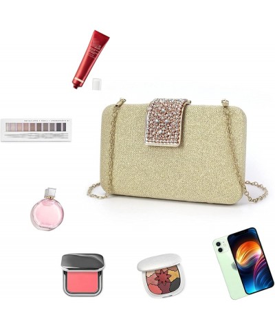 Women Metal Vintage Evening Bag Clutch Purse Hollow Wedding Party Chain Crossbody Bag U-gold $17.49 Evening Bags