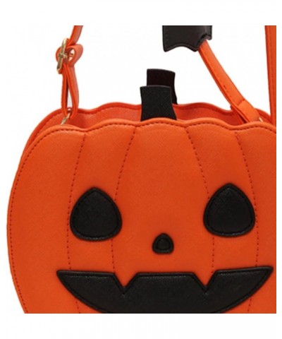 Women Shoulder Bag Pumpkin Crossbody Bags, Casual Portable Storage Pouch Tote Bag Handbag Purse for Halloween Mini Umbrella S...