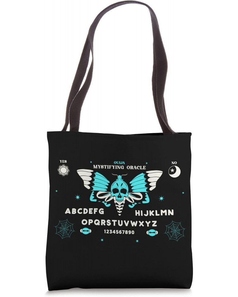 Ouija Board Occult Moth Horror Halloween Art Design Tote Bag $16.20 Totes