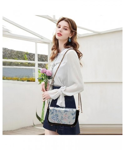 Crossbody Bags for Women Trendy Women's Black Shoulder Bag Small PU Leather Flap Cross Body Bag Handbags Pattern16 $18.44 Cro...