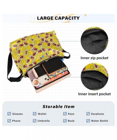 Duck Animal Cute Ladies Leather Handbags Hobo Women's Large Purse Pattern Animal Print Simple Shoulder Bag Duck With Sunglass...