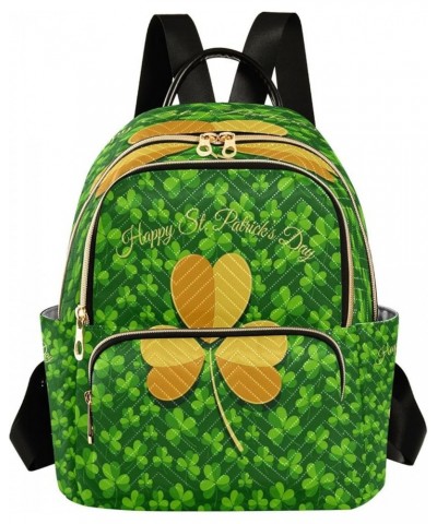 Fashion Backpack Mini Backpack Purse Casual Daily Backpack Yellow Clover for Travel for College Work Small $14.72 Backpacks