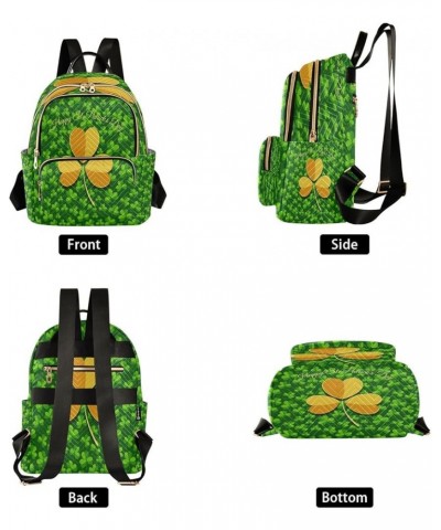 Fashion Backpack Mini Backpack Purse Casual Daily Backpack Yellow Clover for Travel for College Work Small $14.72 Backpacks