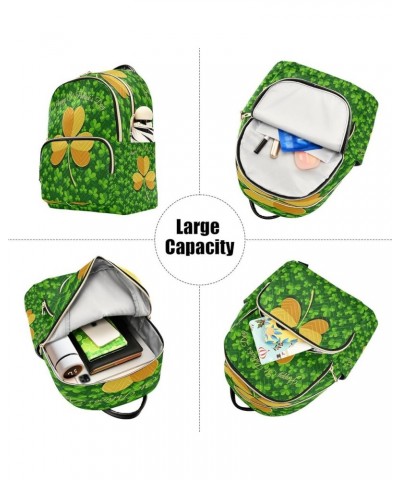 Fashion Backpack Mini Backpack Purse Casual Daily Backpack Yellow Clover for Travel for College Work Small $14.72 Backpacks