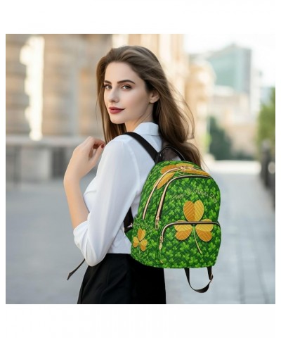 Fashion Backpack Mini Backpack Purse Casual Daily Backpack Yellow Clover for Travel for College Work Small $14.72 Backpacks