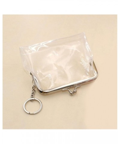 Durable 1PC Transparent Coin Purse Women Wallet Cute PVC Card Clear Short Purse Money Wallet Card Holder Mini Wallets ID Hold...