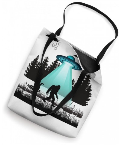 Sasquatch Silhouette Alien Vintage Tote Bag $9.84 Totes