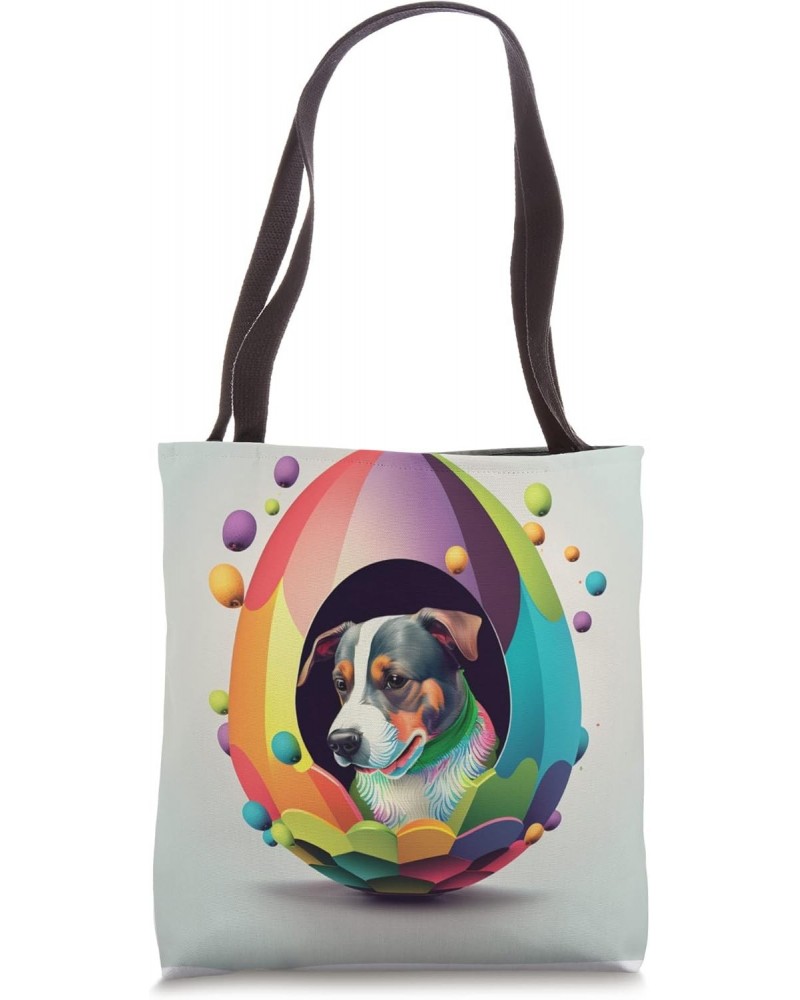 Funny dog in the egg Design dog owner Humor Sarcastic puppie Tote Bag $9.47 Totes