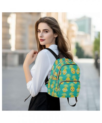 Pineapple Backpack Purse for Women Fashion Travel Bag Ladies Shoulder Bags with Double Zipper Weekend Bag,M Small $19.94 Back...