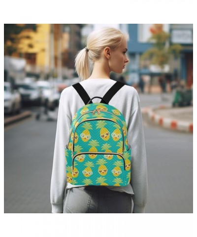 Pineapple Backpack Purse for Women Fashion Travel Bag Ladies Shoulder Bags with Double Zipper Weekend Bag,M Small $19.94 Back...