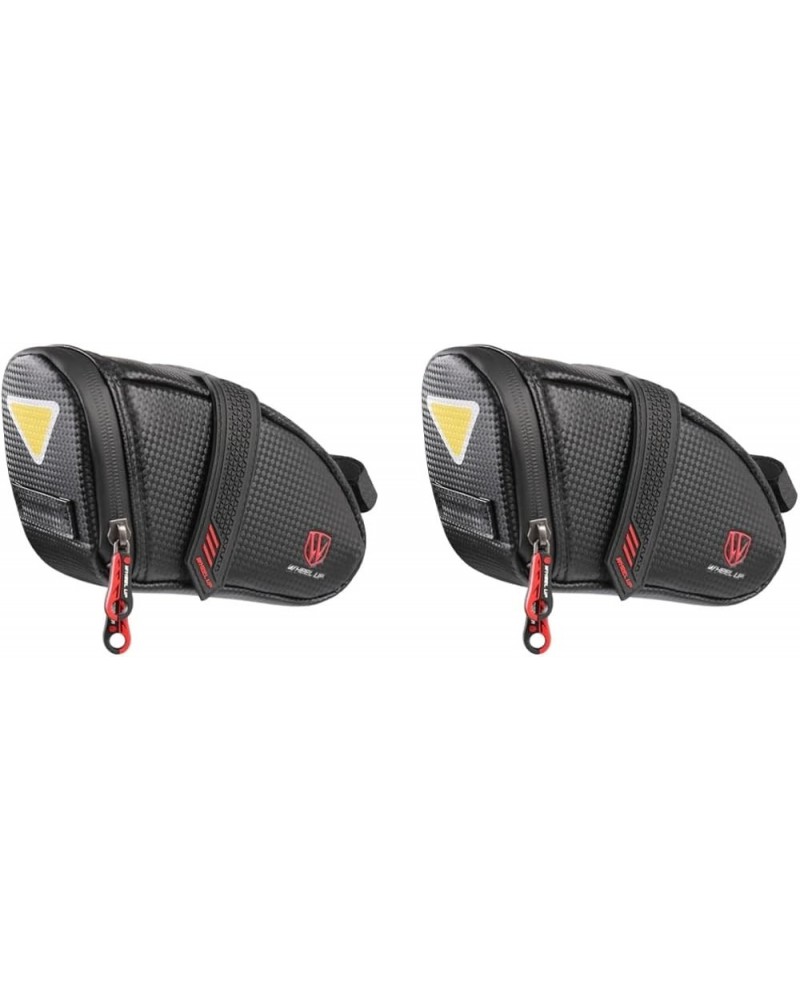 3pcsbag Equipmentblack Bags Rear Saddle Cycling MTB Tail Reflective Road Bike Bag Mediumx2pcs As Shownx2pcs $34.69 Totes