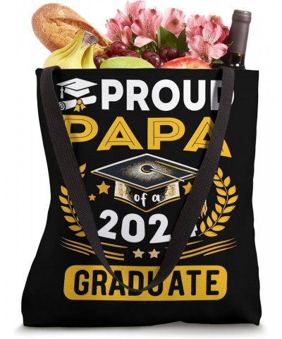 Proud Papa of a 2024 graduate for family graduation Mom Tote Bag $10.80 Totes