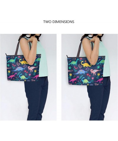 Large Tote Top Handle Bag, Women Zippered Handbag, Big Shoulder Hand Bags Multi 17 $9.26 Shoulder Bags