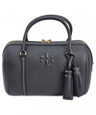 141955 Thea Black With Gold Hardware Women's Small Satchel Bag $147.40 Satchels