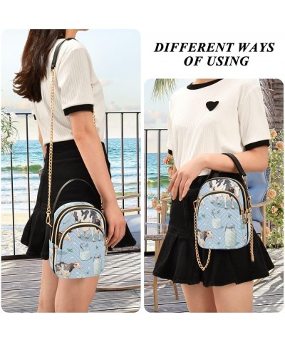 Giant Whale Painting Women's Crossbody Bags, Trendy Crossbody Purses Small Crossbody Handbag Cows-4 $15.07 Crossbody Bags