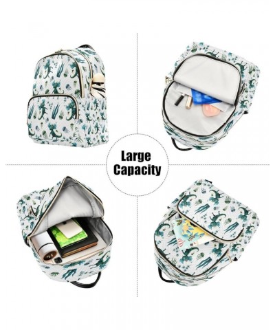 Women Backpack Purse Water Dragon on White Fashion Shoulder Bags Travel Backpack Small Daypacks M Medium $11.44 Backpacks