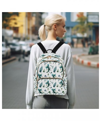 Women Backpack Purse Water Dragon on White Fashion Shoulder Bags Travel Backpack Small Daypacks M Medium $11.44 Backpacks