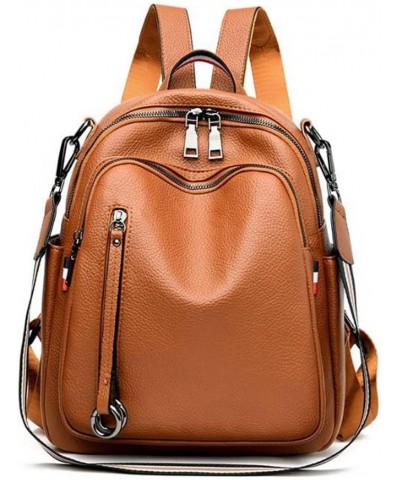 Backpacks Backpack, All-match Soft Leather Bag, Travel Bag, One-shoulder Dual-use Ladies Small Backpack $36.61 Backpacks