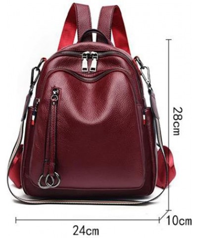 Backpacks Backpack, All-match Soft Leather Bag, Travel Bag, One-shoulder Dual-use Ladies Small Backpack $36.61 Backpacks