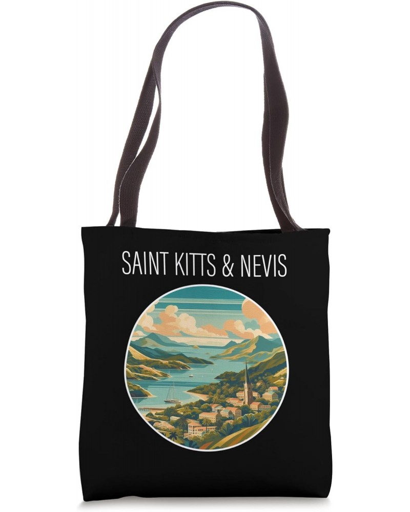 Saint Kitts and Nevis scenery Art Deco Tote Bag $13.77 Totes