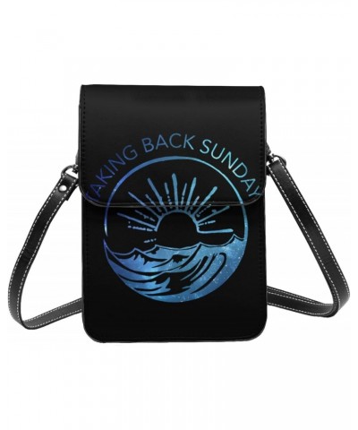 Taking Music Back Rock Sunday Band Small Cell Phone Purse Female Shoulder Bags Cell Phone Purse Clutch Handbag $13.24 Evening...