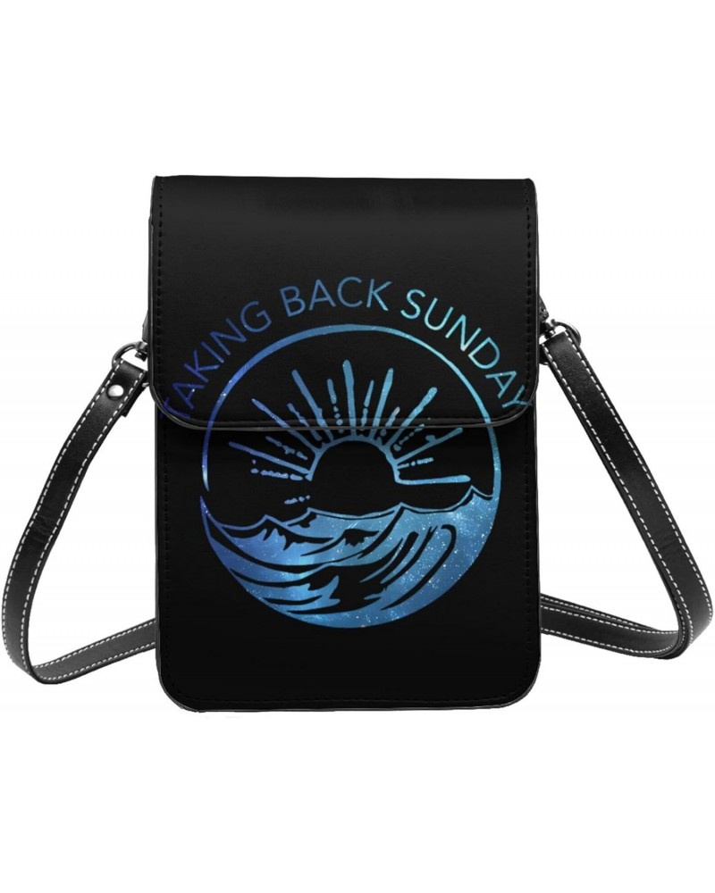 Taking Music Back Rock Sunday Band Small Cell Phone Purse Female Shoulder Bags Cell Phone Purse Clutch Handbag $13.24 Evening...