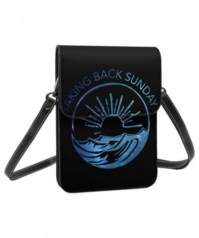 Taking Music Back Rock Sunday Band Small Cell Phone Purse Female Shoulder Bags Cell Phone Purse Clutch Handbag $13.24 Evening...