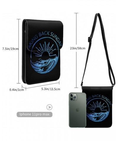 Taking Music Back Rock Sunday Band Small Cell Phone Purse Female Shoulder Bags Cell Phone Purse Clutch Handbag $13.24 Evening...