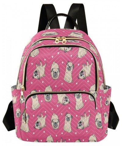 Fashion Backpack Mini Backpack Purse Casual Daily Backpack 1cute Puppy for Travel for College Work Small $16.66 Backpacks