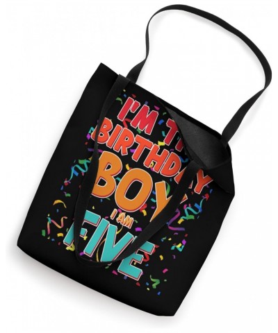 Kids It's My 5th Birthday 5 Five Happy Birthday Boy Girl Tote Bag $12.23 Totes